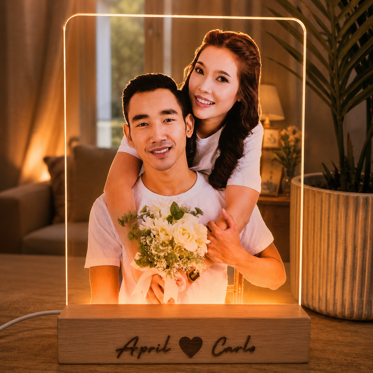 Custom Lighted Acrylic Frame