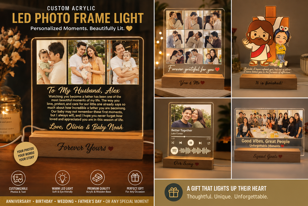 Custom Lighted Acrylic Frame