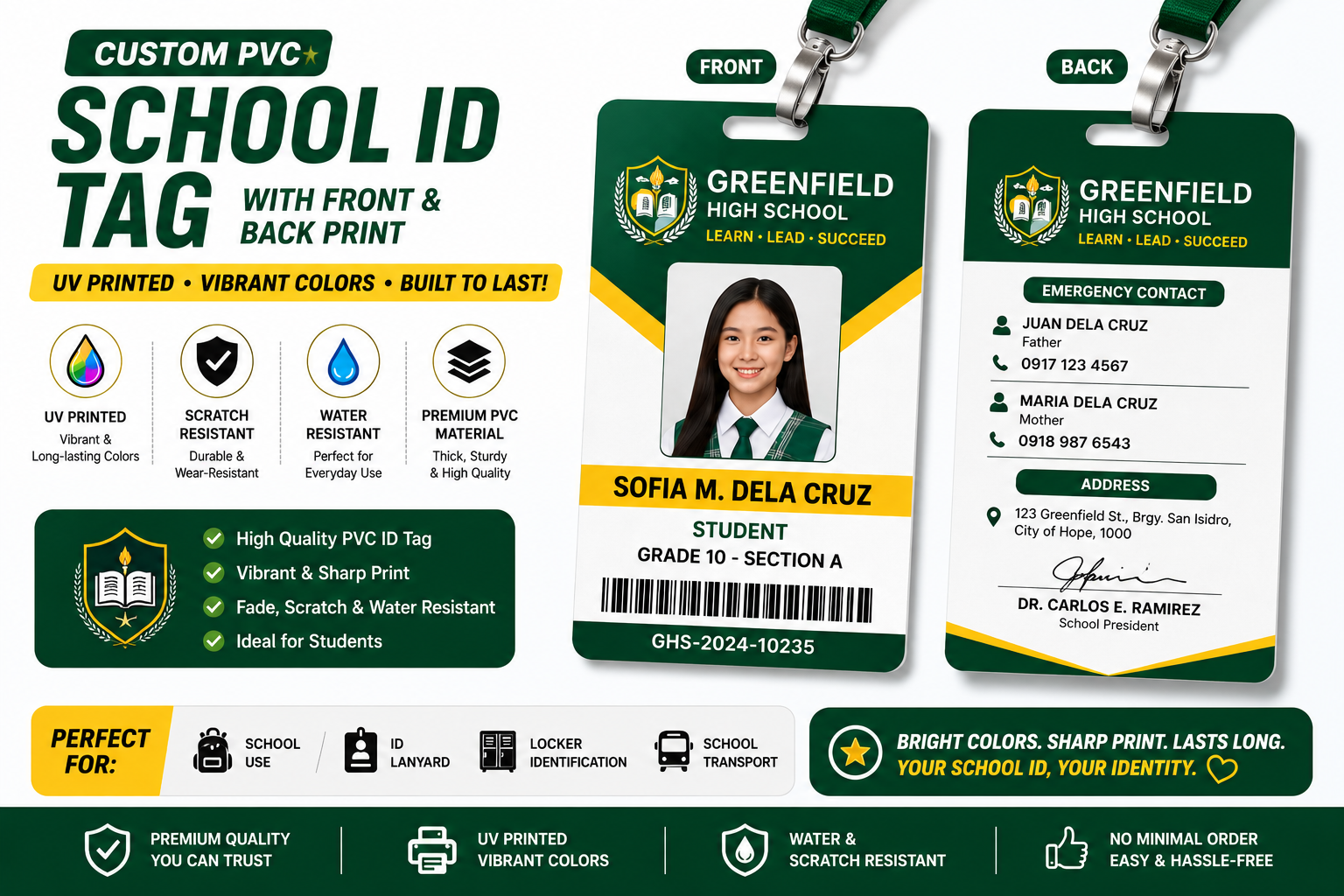 Customized PVC ID Printing